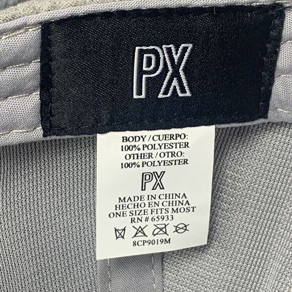 PX CLOTHING Soft Faux Gray Suede Adjustable Baseball Cap 1 Size Fits Most - Picture 9 of 9